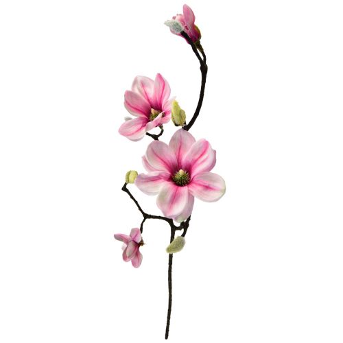 Artikel Kunstblume Magnolienzweig Magnolie künstlich Rosa 59cm 3St