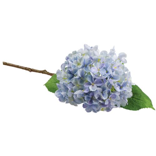 Floristik24.de Hortensie künstlich Kunstblume 45cm-14910 Ø15,5cm Blau Blau