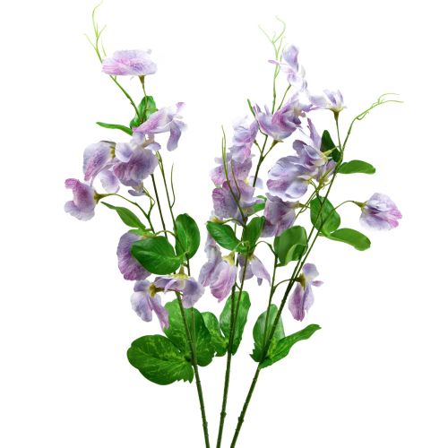 Floristik24 Kunstblumen Lila Wicke Vicia Gartenblumen 61cm 3St
