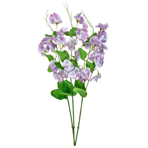 Floristik24 Kunstblumen Lila Wicke Vicia Gartenblumen 61cm 3St