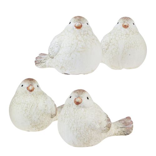 Floristik24 Tischdeko Frühlingsdeko Deko Vogelfiguren 8,5cm 4 St