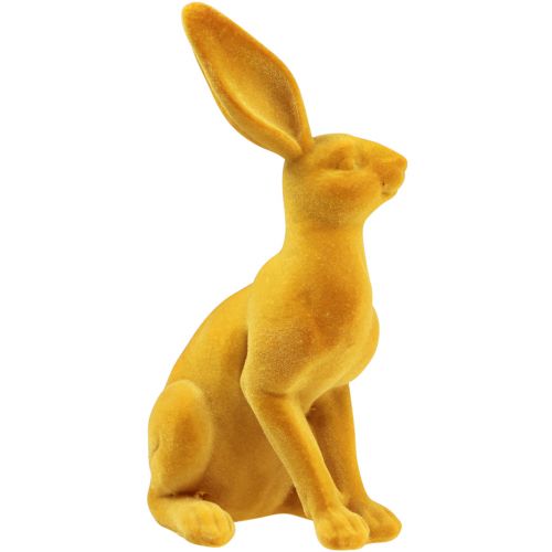 Floristik24 Osterhase Deko Hase Figur Curry Osterhasenpaar 16cm 2 St