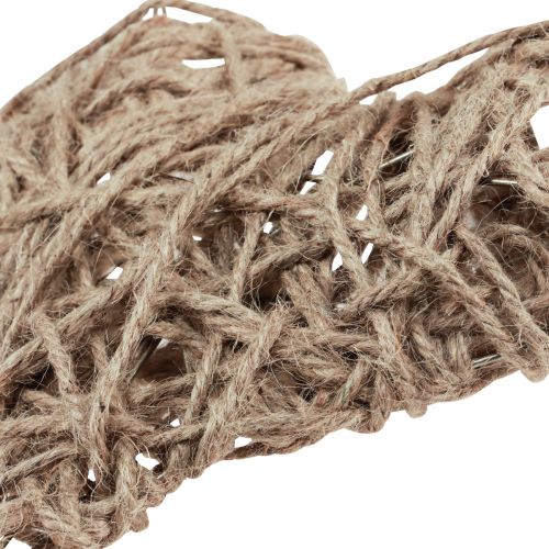 Floristik24 Deko Herz Metall Natur Bespannt Frühlingsdeko 20×22cm