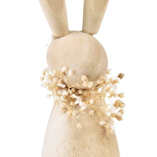 Floristik24 Holzhasen Deko Osterhasen Holz Natur 5×4×15,5cm 3St
