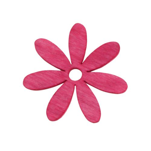 Artikel Streudeko Holz Blumen Tischdeko Sommer Bunt  Ø4cm 72 St