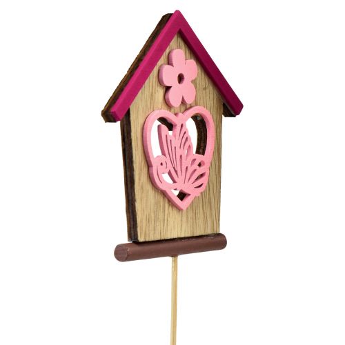 Artikel Blumenstecker Frühling Haus Schmetterling Blume 8,5cm 12 St