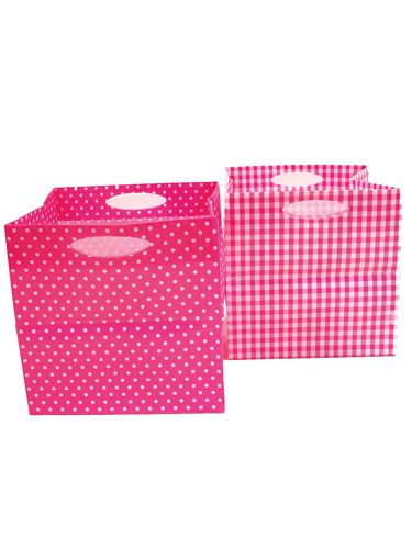 Floristik24 Plastiktasche 10,5x10,5cm 16 St. fuchsia
