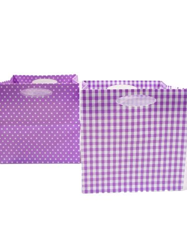 Floristik24 Plastiktasche 10,5x10,5cm 16 St. violett