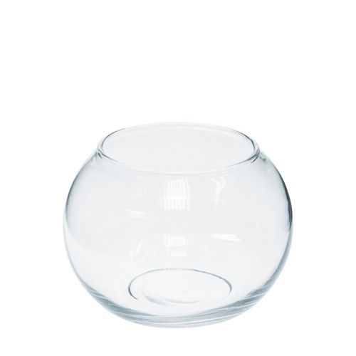 Kugelvase Glas Mini Vase Rund Glas Deko H8cm Ø7cm