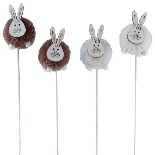 Osterhase Blumenstecker Ostern Hasenstecker 28cm 16 St