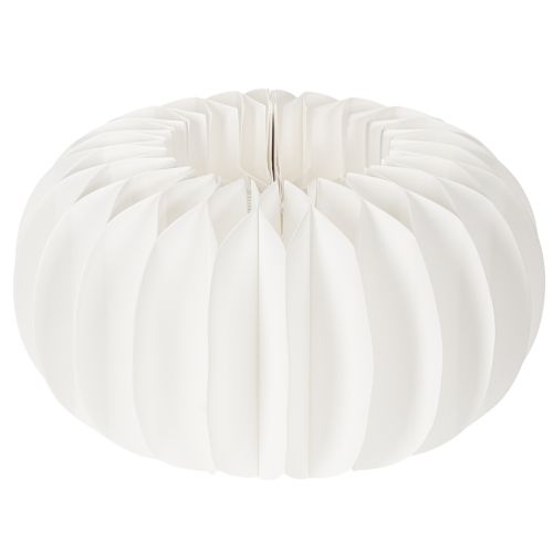 Wabenpapier Ring Kürbis rund groß für Trockenblumen und Herbstdeko 24cm 4St