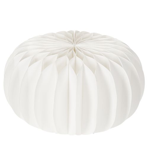 Wabenpapier Ring Kürbis rund groß für Trockenblumen und Herbstdeko 24cm 4St | Floristik24.de