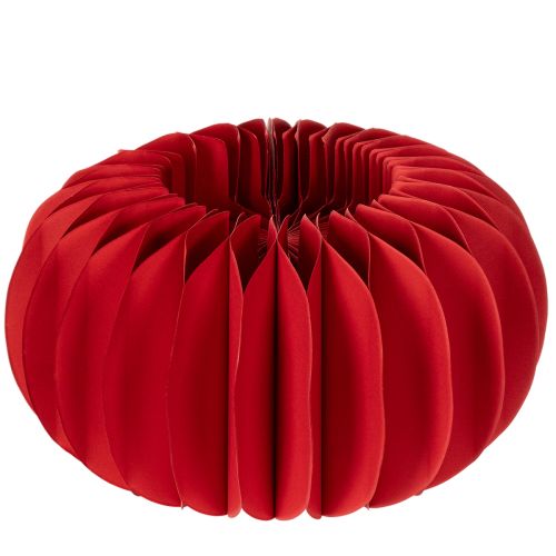Papier Deko Wabenpapier Kürbis rund Moderne Tischdeko 24cm 4St