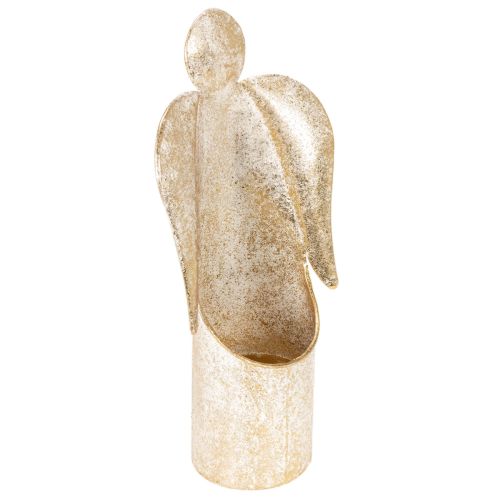 Kerzenhalter-Engel-Figur Gold festliche Dekoration 27cm kaufen | Floristik24.de
