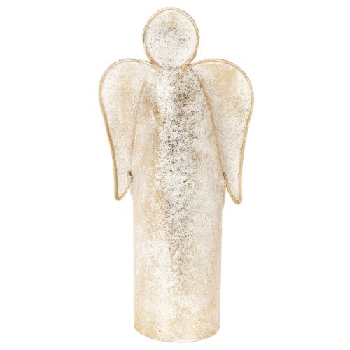 Kerzenhalter-Engel-Figur Gold