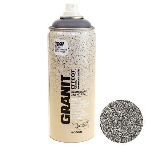 Lackspray Effektspray Granit Lack Montana Spray Grau 400ml