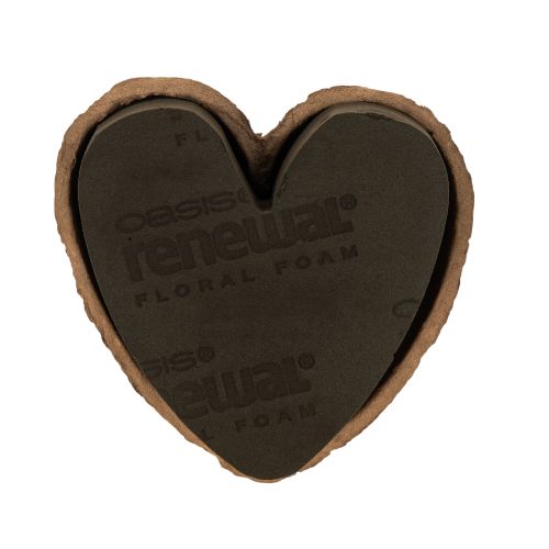 Steckschaum-Herz OASIS® Renewal® Floral Foam Biolit® 18cm 2St