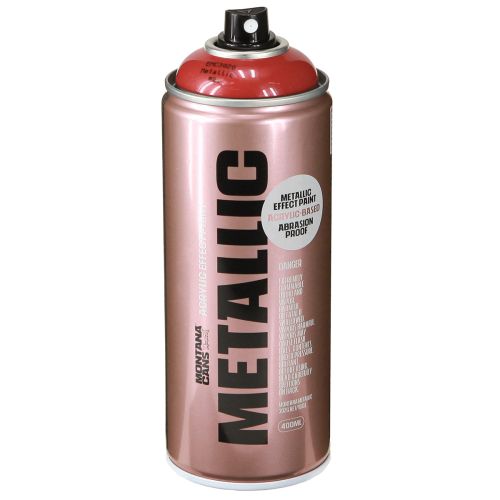 Acrylspray Metallic Rot Montana Cans Effektspray 400ml