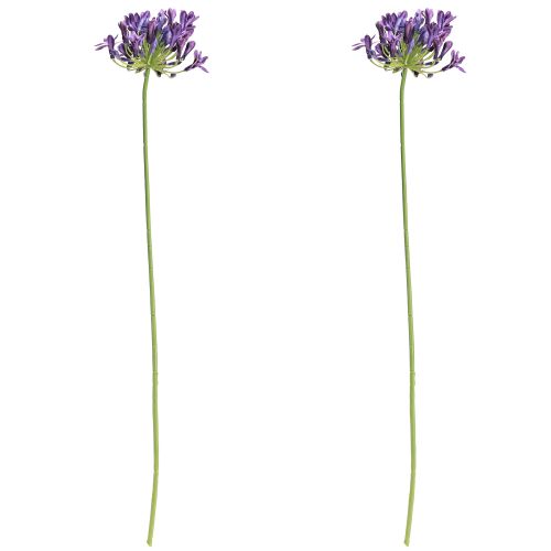 Artikel Agapanthus Kunstblumen Lila Deko Schmucklilien 75cm 2St