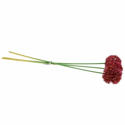 Floristik24 Zierlauch Allium künstlich Mauve Ø9cm H70cm 3St