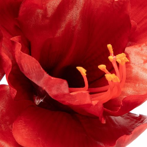 Kunstblume Amaryllis Rot Langer Stiel für Vase und Gesteck 77cm | Floristik24.de