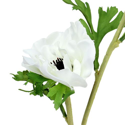 Floristik24 Anemone künstlich Weiß 6St