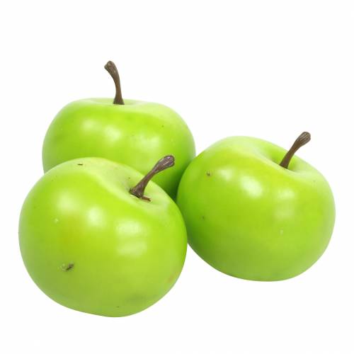 Floristik24 Mini-Apfel künstlich Grün Ø4cm 24St