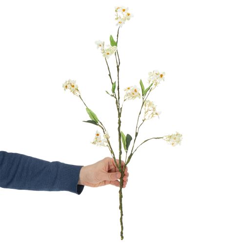 Apfelblütenzweig Künstlicher Blütenzweig Weiß 65cm 1 St | Floristik24.de