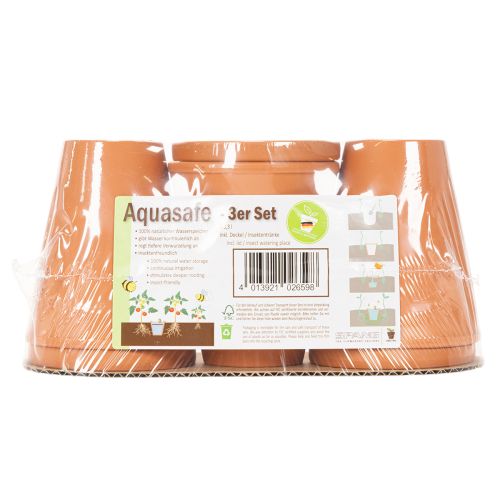 Aquasafe Wasserspeicher mit Insektentränke für Garten Balkon Terrasse 12cm 3St | Floristik24.de
