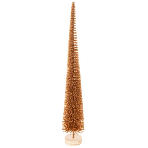 Deko Tannenbaum künstlich schlank mit Holzfuß 40cm 3St