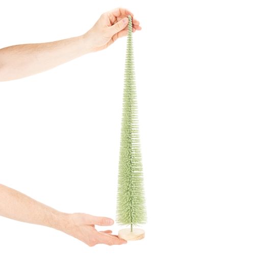 Künstlicher Tannenbaum Dekobaum auf Holzfuß 60cm | Floristik24.de