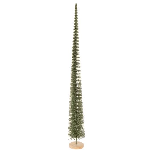 Deko Tannenbaum künstlich mit Holzsockel für Weihnachtsdeko 80cm