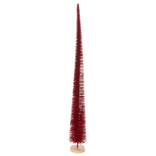 Deko Tannenbaum modern schlank auf Holzfuß 80cm