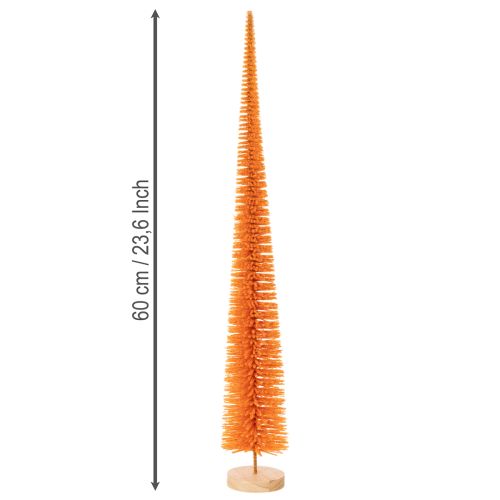 Tannenbaum Dekobaum künstlich auf Holzsockel 60cm | Floristik24.de