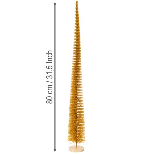 Deko Tannenbaum schlank Hoher Weihnachtsbaum Dekoration 80cm | Floristik24.de