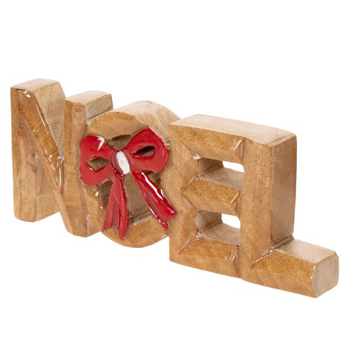 Schriftzug Noel mit Schleife Weihnachtsdekoration 18cm | Floristik24.de