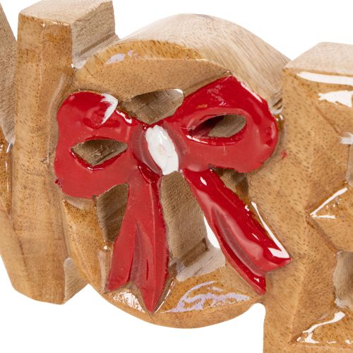 Schriftzug Noel mit Schleife Weihnachtsdekoration 18cm | Floristik24.de