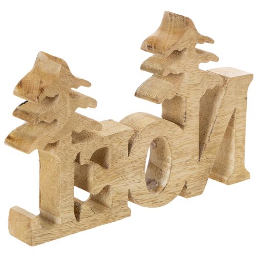 Weihnachtsdeko Noel Aufsteller mit zwei Tannen 18cm | Floristik24.de
