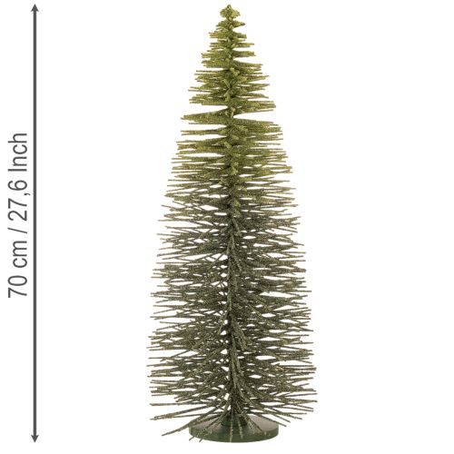 Tannenbaum künstlich grün Baum für Winterdekoration 70cm | Floristik24.de