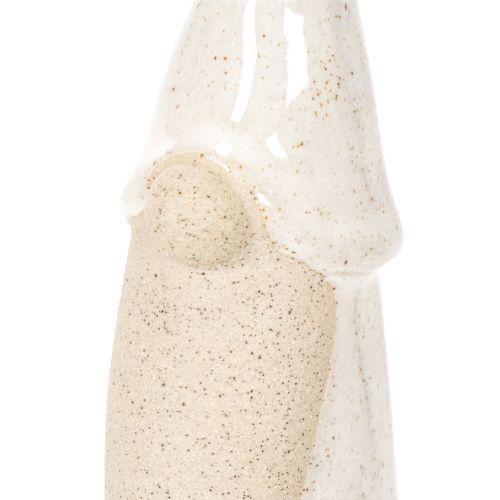 Dekofigur Wichtel Keramik hell skandinavisch 18cm 3St | Floristik24.de