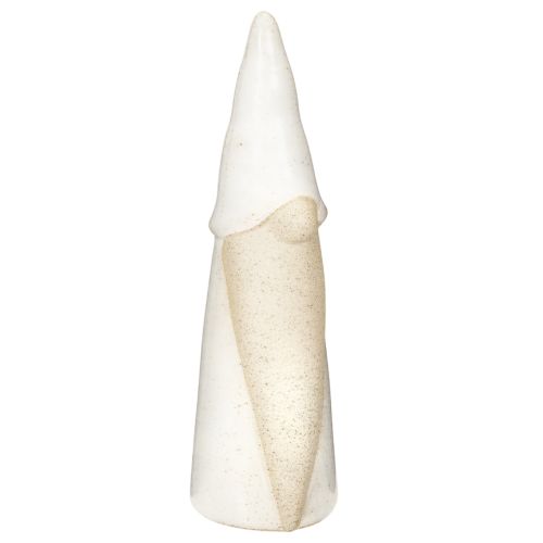 Dekofigur Wichtel zum Stellen Weihnachtsdeko Keramik 22cm
