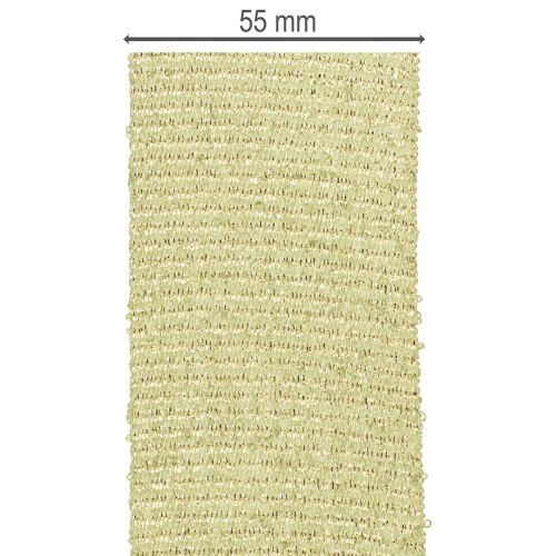 Dekoband mit Glitter Breites Band für Geschenkverpackungen 55mm 15m | Floristik24.de
