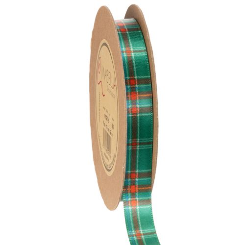 Geschenkband kariert für Weihnachtsgeschenke 15mm 20m kaufen | Floristik24.de