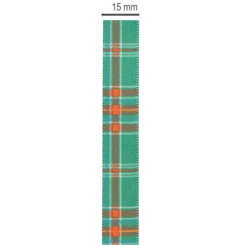 Geschenkband kariert für Weihnachtsgeschenke 15mm 20m | Floristik24.de
