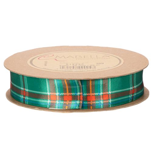 Geschenkband Karomuster Schottisch kariert 25mm 20m | Floristik24.de