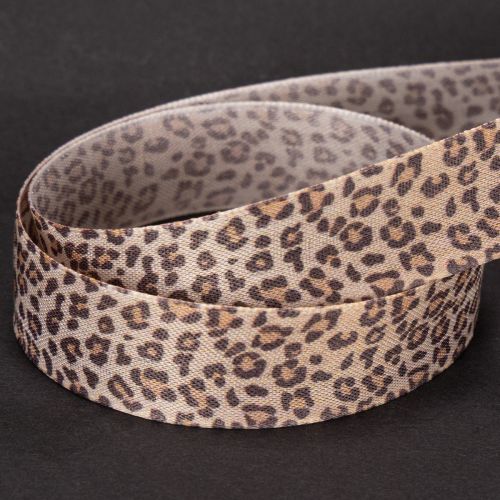 Geschenkband mit Animal Print Leopard 25mm 18m | Floristik24.de