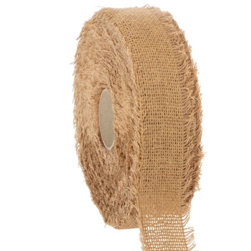 Dekoband Baumwolle Rustico Band mit Fransen 40 mm 30m kaufen | Floristik24.de