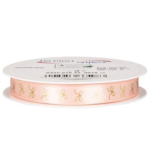 Geschenkband mit goldenen Schleifen 15mm 18m | Floristik24.de