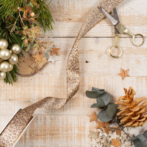 Geschenkband Leopard für kreative Dekoration und Floristik 25mm 20m | Floristik24.de
