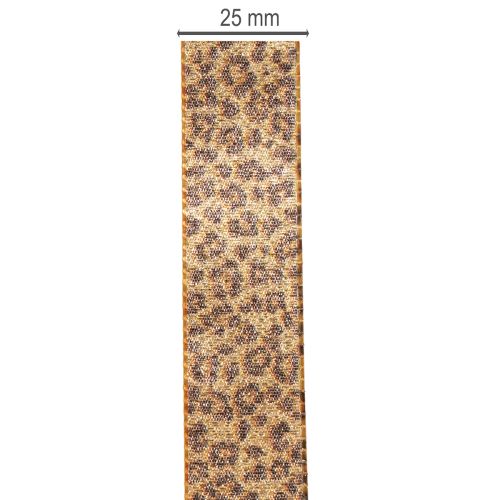 Geschenkband Leopard für kreative Dekoration und Floristik 25mm 20m | Floristik24.de